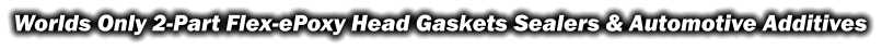 Worlds Only 2-Part Flex-ePoxy Head Gaskets Sealers & Automotive Additives